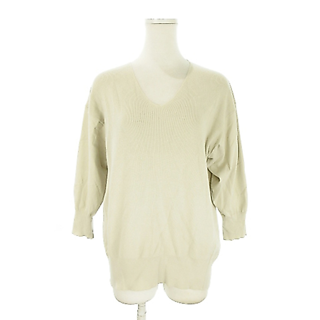 UNITED ARROWS green label relaxing Sweater Knit v-neck gray Direct from Japan Secondhand