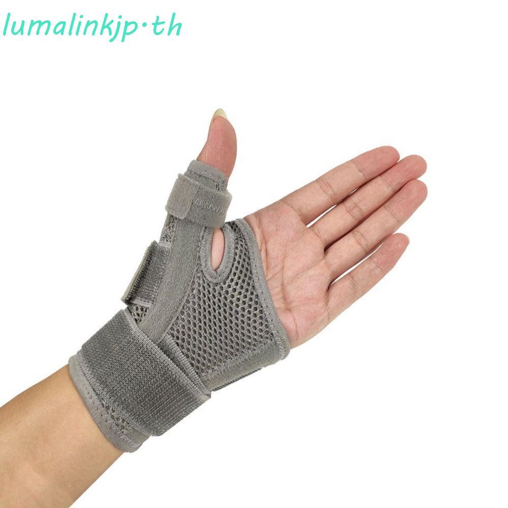 LUMALINKJP Thumb Sleeve สายรัดข้อมือ, Polyerster Tendinitis สายรัดข้อมือ, แขนป้องกันมือยืดหยุ่น Splint Ambidextrous สบายยืดหยุ่นยามข้อ Home