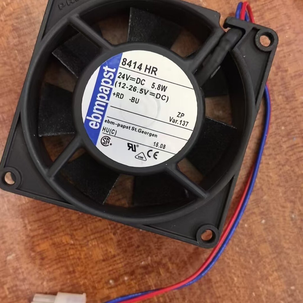[Ready Stock พัดลมระบายความร้อน] TYP 8414HR 24V 5.8W สินค้าของแท้นําเข้าจากเยอรมัน 80 * 80 * 25 Inve