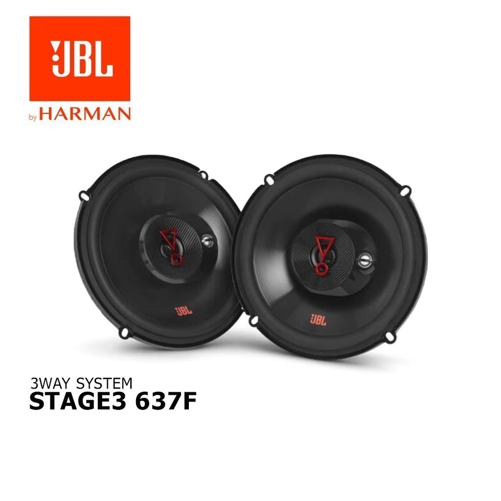 Jbl Stage3 637F / Stage3 627F Best Seller 6.5 Inch Coaxial Speakers 45 Watts Rms (1 Pair)