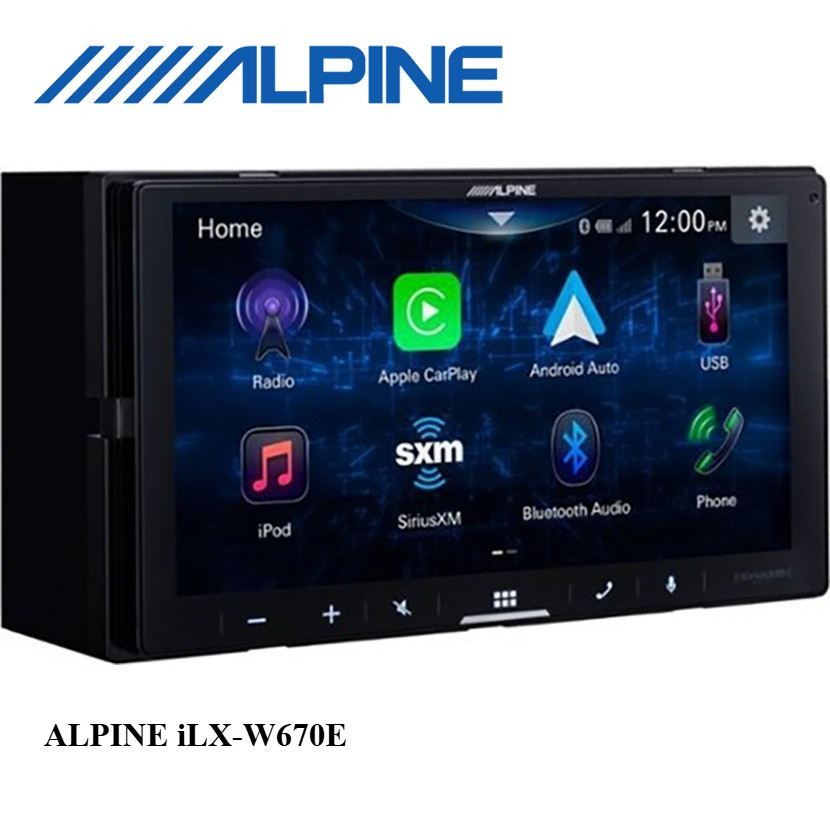 ALPINE iLX-W670E วิทยุ 2din 7" / แอนดรอยด์ออโต้ / applecarplay / USB AUX / BLUETOOTH