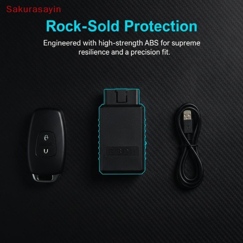 {Sakurasayin} OBD2 Connector 12V ปลั๊กชาย 6Pin 16Pin Shell Soet เครื่องมือวินิจฉัยยานยนต์แบบพกพาสําห
