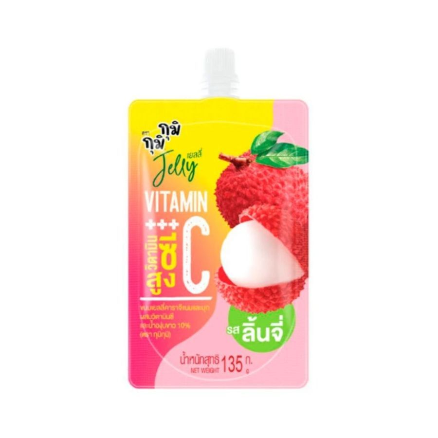 กุมิกุมิ เยลลี่วิตามินลิ้นจี่ Gumi Gumi Lychee Jelly 135g.
