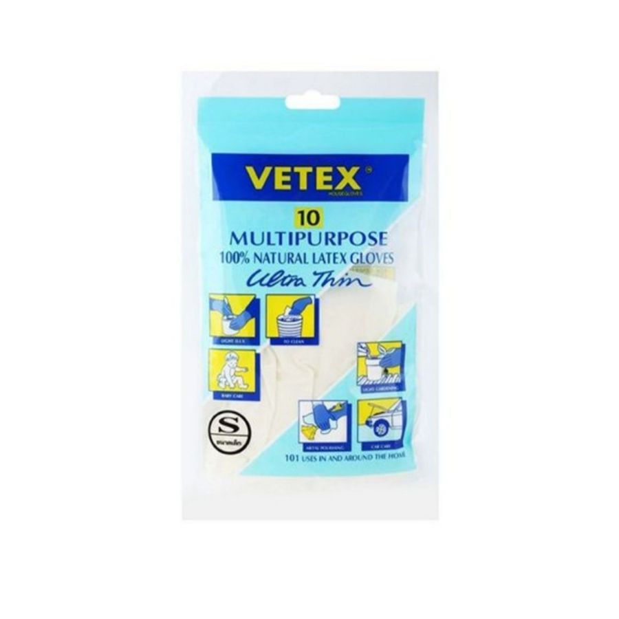 วีเท็กซ์ ถุงมือยางอเนกประสงค์ Vitex Multi-Purpose Gloves 5Pcs.