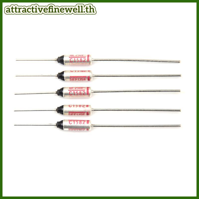 [attractivefinewell] 5 ชิ้น SF214E Sefuse Cutoffs ฟิวส์ความร้อน 216°C 216 องศาเซลเซียส 10A 250V TIV