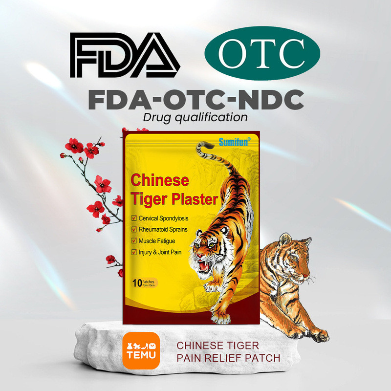 SumifunFDA ndc Tiger Cream Sticker Lumbar Spine Shoulder Neck Sticker Cream กระดูกสันหลังส่วนคอ Join
