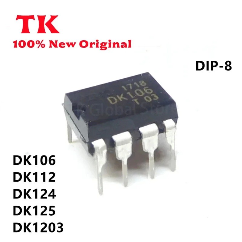 5PCS DK1203 DK112 DK125 DK124 DK106 DIP-8 ชิปขายส่ง ic