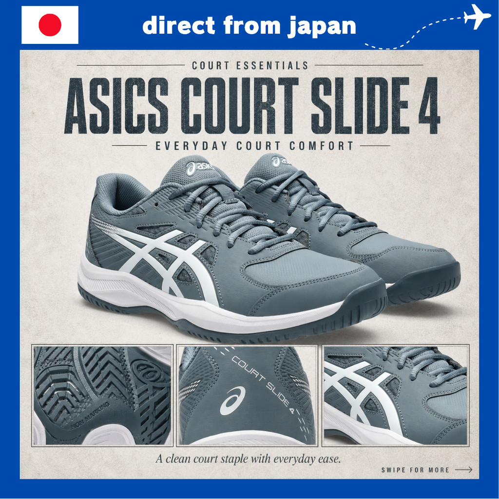 ASICS Court Slide 4 Men's Tennis Shoes Lightweight All Court Hard Court Non-Marking