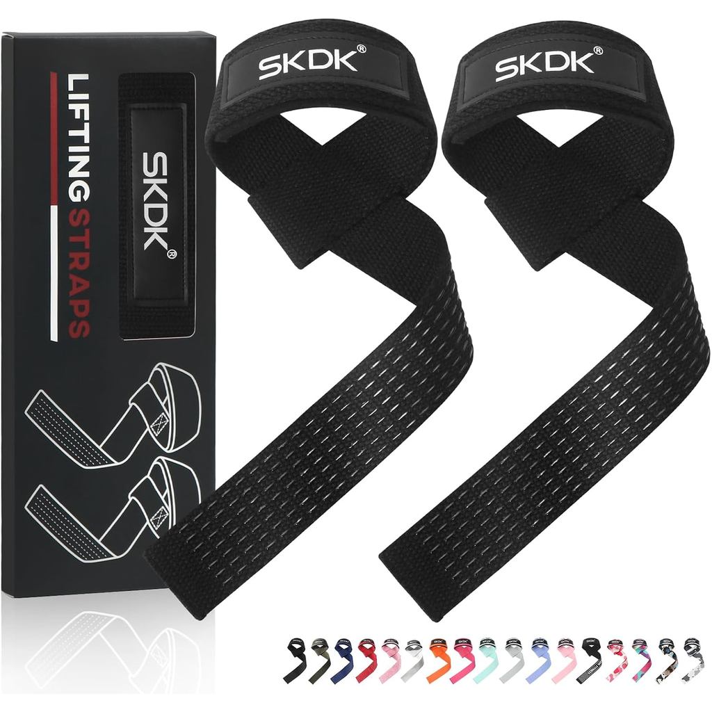 SKDK Lifting Straps Strength Training Women Bodybuilding, Lifting Straps Gym Deadlift Straps with Ne