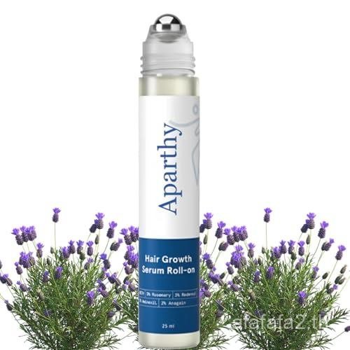Aparthy Advanced Hair Growth Roll-On Serum, with Saw Palmetto, Rosemary & Pea Extract,ช่วยรองรับหนา, Fuller Hair Appearance,Clean,Non-Greasy Hair Loss Support for Men & Wom