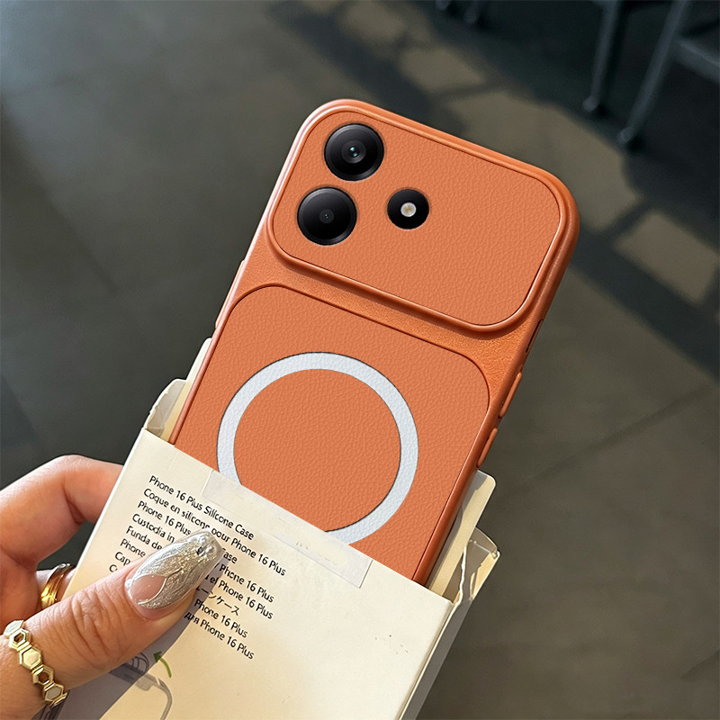 เคส เคสสําหรับ Redmi Note 14 pro 5g Redmi Note 14 4g Note 14S 2024 เคสโทรศัพท์กันกระแทกหนังขอบนุ่มอัพเกรด anti slip กันชนแหวนแม่เหล็กแขน TPWSBQ