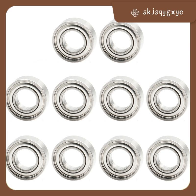 skjsqygxycR166ZZ 4.7625x9.525x3.175 mm Miniature Ball Bearings 10pcs R166 ZZ RC รุ่นอะไหล่
