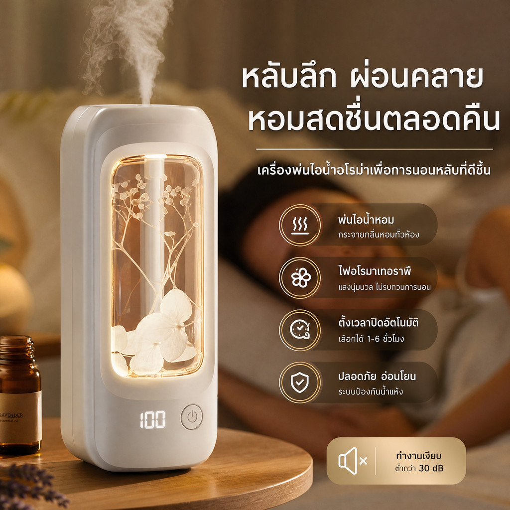 🔥เครื่องฟอกอากาศอัตโนมัติ เครื่องกระจายน้ำมันหอมระเหย เครื่องฟอกอากาศอโรมา แบบชาร์จไฟได้ น้ําหอมห้อง น้ำหอมติดทนนาน