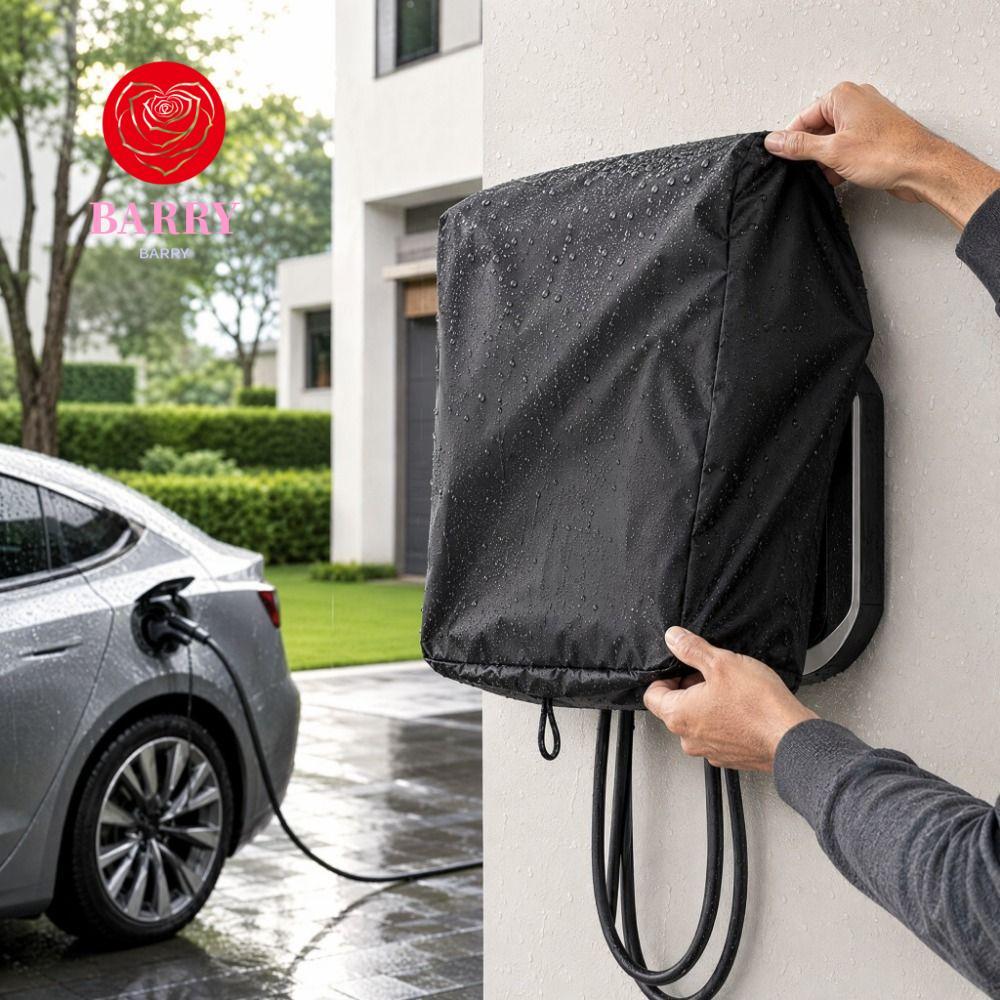 ฝาครอบเครื่องชาร์จ BARRY EV,กันฝุ่น Weatherproof Electric Vehicle Charger Station Cover,พอร์ตกันฝนกั