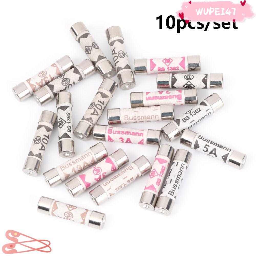 WUPEI47AD 10 ชิ้น Quick Fast Blow 3-13A เปลี่ยนปลั๊กอังกฤษ