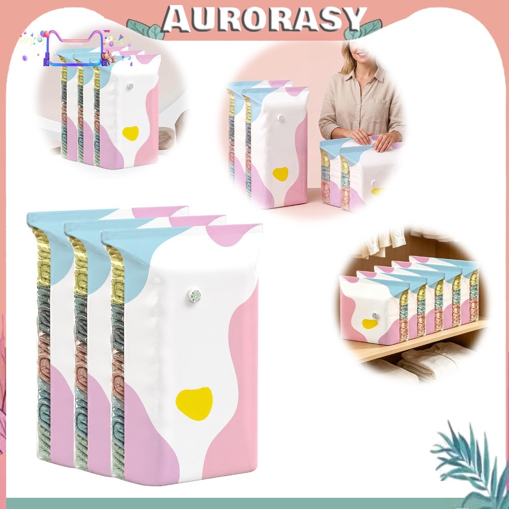 ❤No-Pump Compression Packing Organizer น้ําหนักเบาสําหรับตู้เสื้อผ้ากระเป๋าเดินทาง