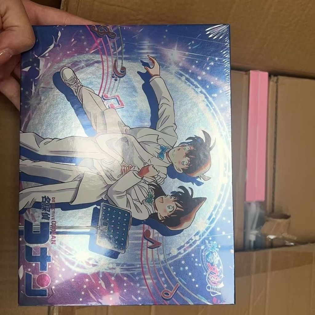 [ต้นฉบับของแท้] ข้อเสนอพิเศษเสียงสตริงวัฒนธรรมสร้างสรรค์นักสืบโคนันแรกเล่นเสียงคุณส่องแสงคอลเลกชันสินค้าการ์ด