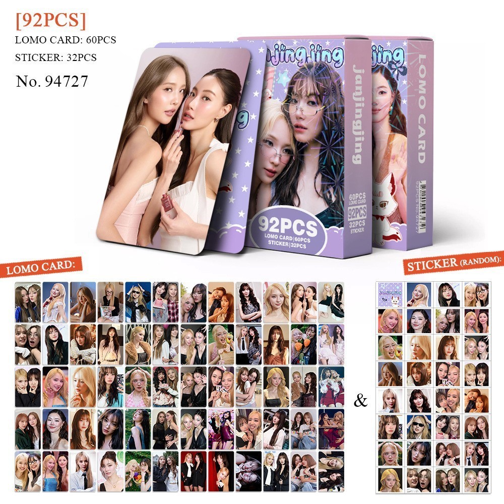 92 Photocards Taixing JanJingJing สินค้าภาพถ่าย KPOP สินค้า LOMO Photocard