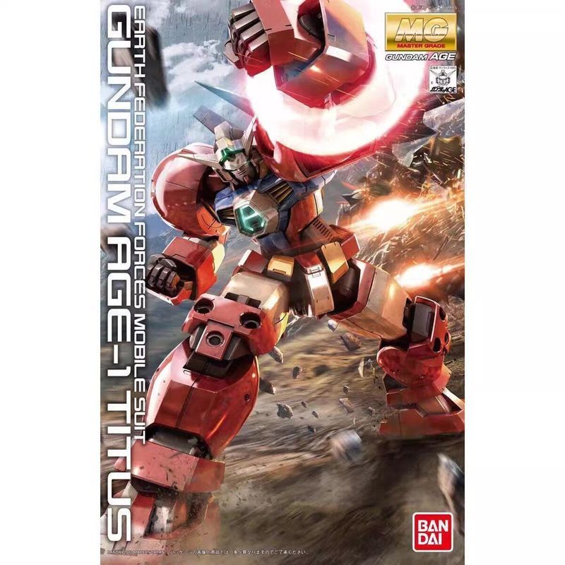 【พร้อมส่ง】gundam artifact[Bandai] MG 1/100 AGE-1T Brave Type Tates Gundam Assembly Model