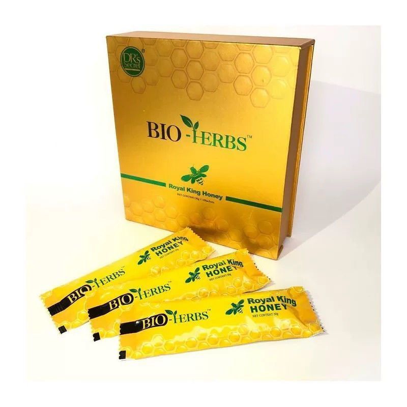 Malaysia Official BIO-HERBS Royal Honey Golden Honey Mens Nourishing Energy 30g/Pack 8.8