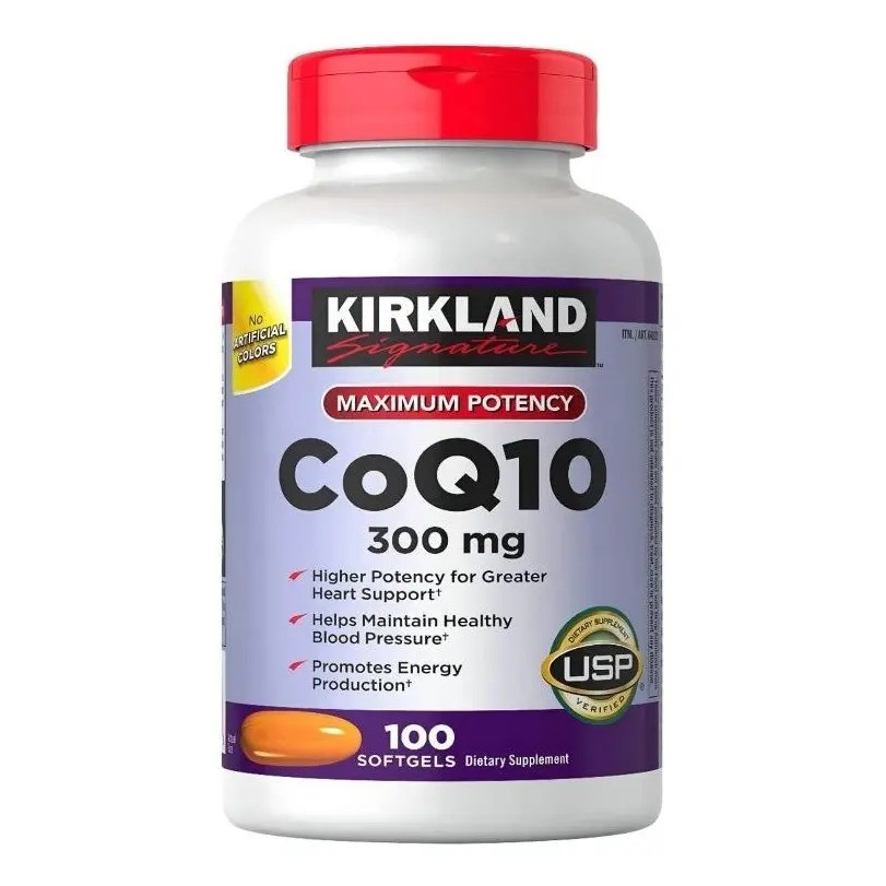 Kirkland Classic Coenzyme 10 Maximum Effect 300มก. 100 ซอฟท์เจล 92VZ
