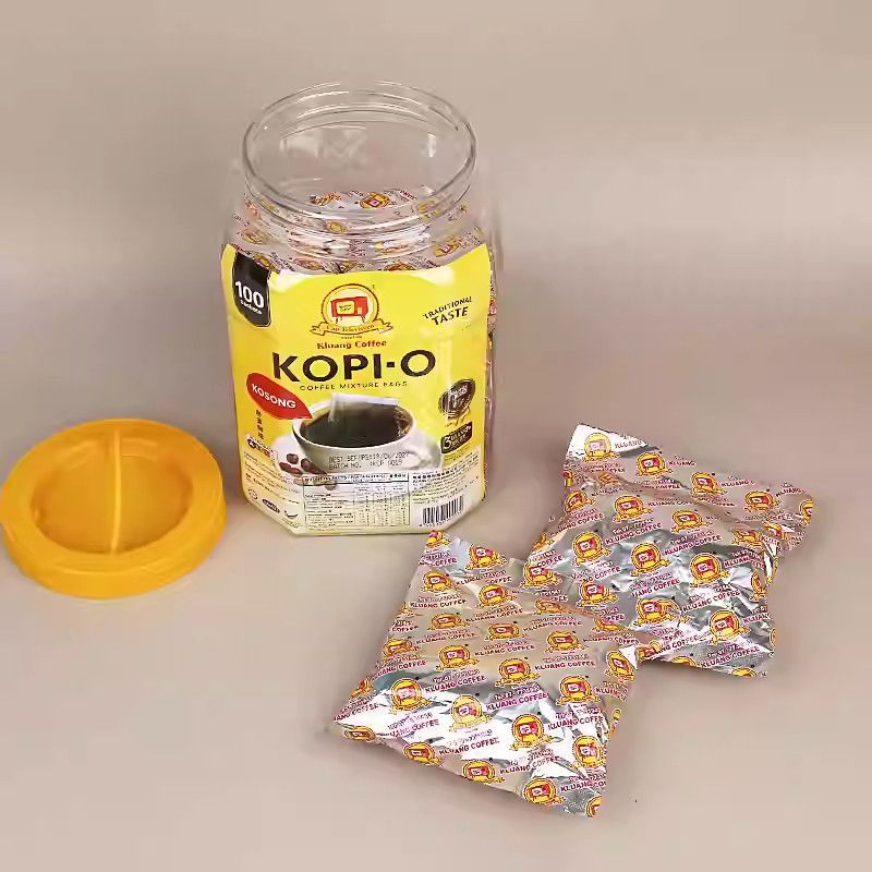 Malaysia Cap KOPI-O Coffee Black Bag Barrel Black Coffee 26.613 LS8926 @
