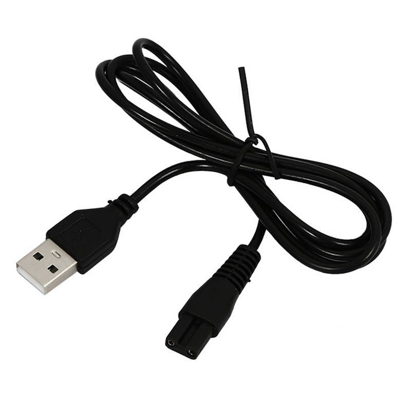 FOURSUN 0.8/1M สาย USB สายชาร์จชุดรูทองแดง 5V ไฟฉายเครื่องโกนหนวดผม Clipper ลวดรูเดียว 1.5 1.8 2.3 T