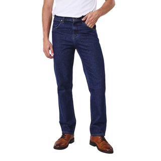 WRANGLER กางเกงยีนส์ผู้ชาย เอวกลาง ทรงกระบอก รุ่น WR SC23MMWZC11 สียีนส์