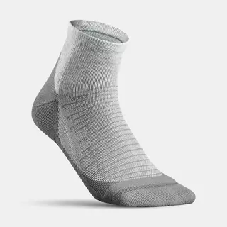 Decathlon Socks Hike 100 Mid 2-Pack ถุงเท้าหุ้มข้อเดินป่ารุ่น 100 แพ็ค 2 คู่ - Grey
