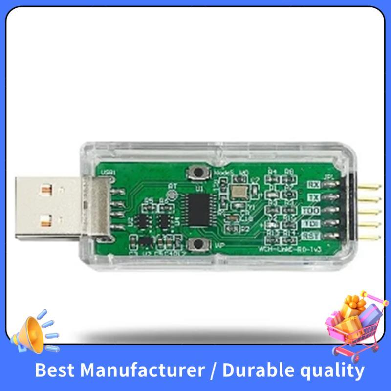 WCH LinkE ดาวน์โหลดออนไลน์ Debugger รองรับ WCH RISC-V สถาปัตยกรรม MCU/SWD อินเทอร์เฟซ 1 พอร์ตอนุกรมไ