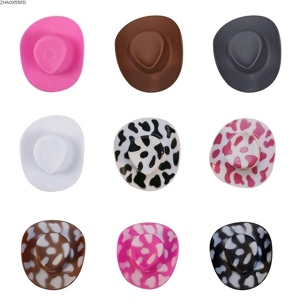 ZHAOX55OI 20 PCS Mini Cowboy Hats Accessories Birthday Wedding Western Decor Doll Hats