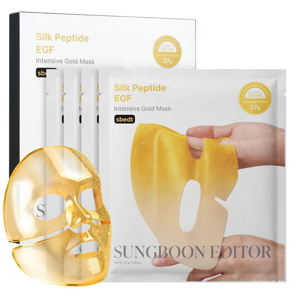 SUNGBOONEDITORSilkPeptideEGFIntensiveGoldOvernightMask,HydratingMaskforGlass,31MultiPeptide(Coppers)