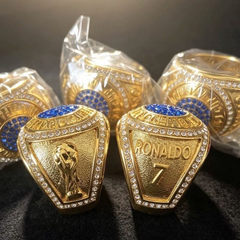 World Cup 2026 Fan Ring Same Style Champion Heavy Industry Luxury Hercules Cup Star Number Ring O