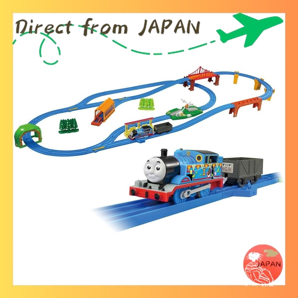 TAKARA TOMY Welcome to the world of Plarail Thomas! Best Selection Set Train Train Toy Ages 3 and up