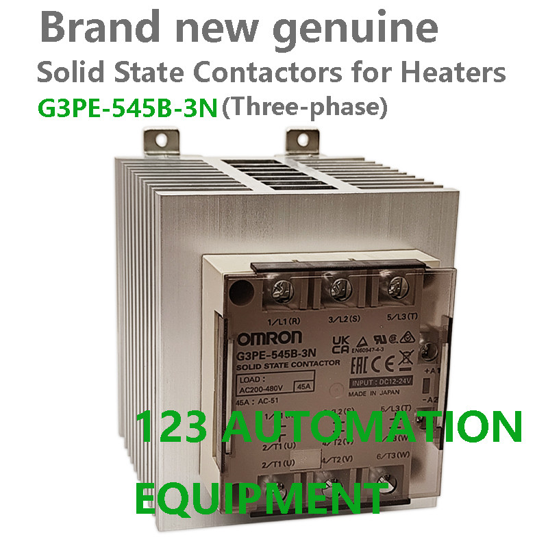 ใหม่ของแท้ Omron G3PE-545B-3N Solid State Contactors สําหรับเครื่องทําความร้อนรีเลย์สามเฟส DC12-24V