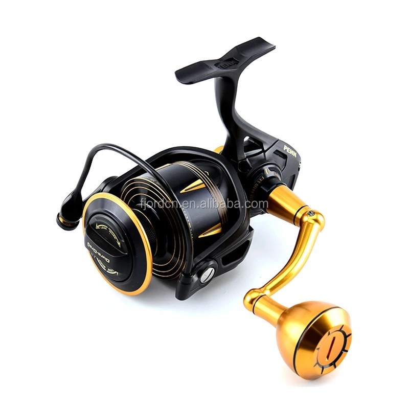 RBIZ Original Original FJORD PENN SLAMMER III โลหะเต็มรูปแบบเรือ Spinning Fishing Reel น้ําเค็ม