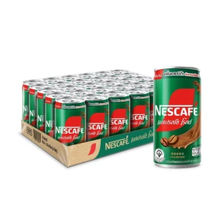 NESCAFÉ RTD กาแฟพร้อมดื่มตราเนสกาแฟ กาแฟปรุงสำเร็จพร้อมดื่ม เนสกาแฟกระป๋อง เอสเปรสโซโรสต์ ขนาด 30 x 170 มล. NESCAFE