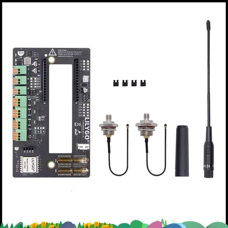 Super -T-SIM Shield/สําหรับ Lora T-SIM7600E/G/SA-H/T-A7670G/E/SA บอร์ดสําหรับ LoRa/RS485/TF Card/DIP