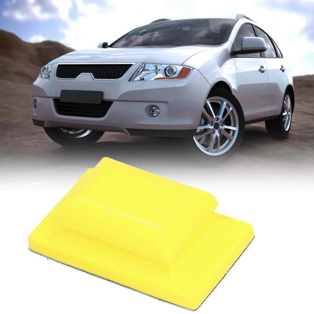 แผ่นขัดมือ Square PU Foam Sander Block พร้อมตะขอและห่วงอุปกรณ์ขัดไม้