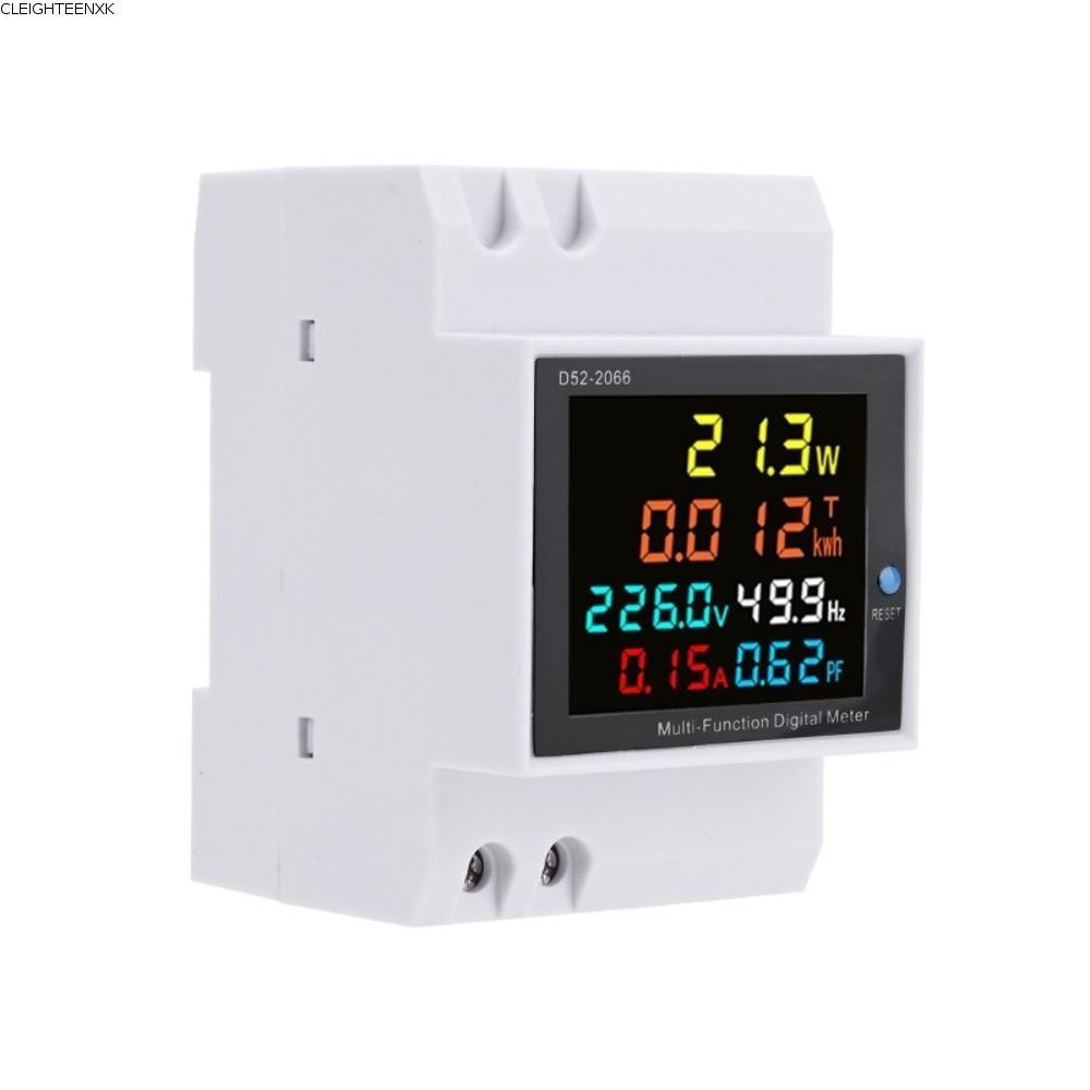 CLEIGHTEEN8H Digital Multi-Function Meter, 110V 220V 380V 100A Voltage Current Electric Energy Meter
