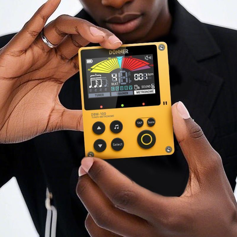 DONNER DONNER DBM-100 อิเล็กทรอนิกส์ Metronome กีตาร์เปียโน Guzheng ขาตั้งกลองเครื่องดนตรีเฉพาะ Metr