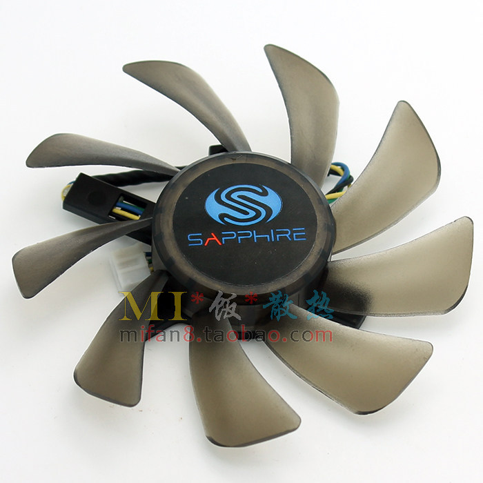 [หม้อน้ําขายร้อน] Sapphire HD7770 7750 1G GDDR5 พัดลมการ์ดกราฟิกรุ่น Platinum R7 260X 2G