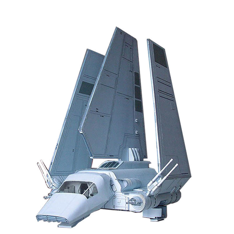Empire Lambda Shuttle Plane Paper Model Handmade DIY