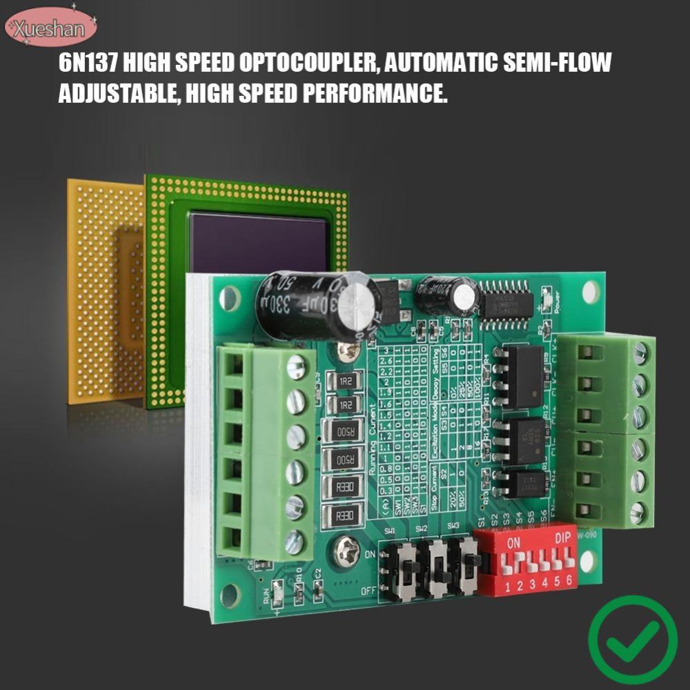 XUESHAN 3A Stepper Motor Driver Board Module, DC 10V-35V TB6560 สําหรับ Toshiba TB6560AHQ ชิป, ที่มี