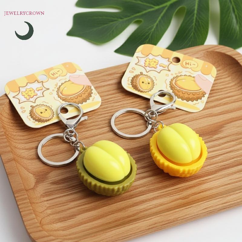 Durian Fidget Toy พวงกุญแจขนาดเล็กความเครียดบรรเทาสําหรับมือยุ่งสะดวกขนาด [VN]