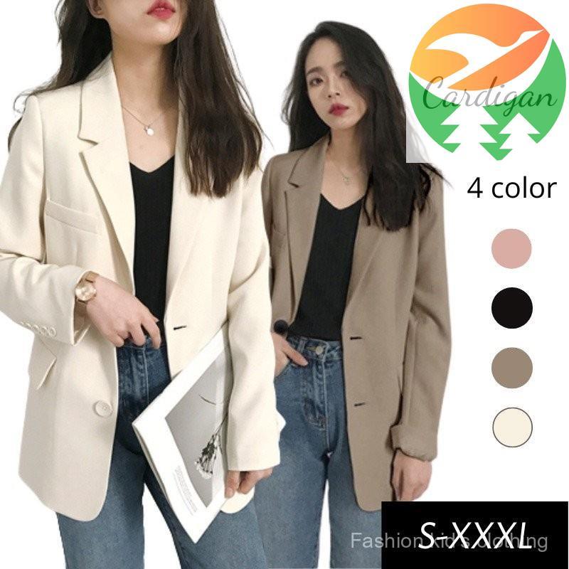 Gk1 Ladies Everyday Maxi Arm Blazer Turn Down Collar Sweater Ladies Outer LC002