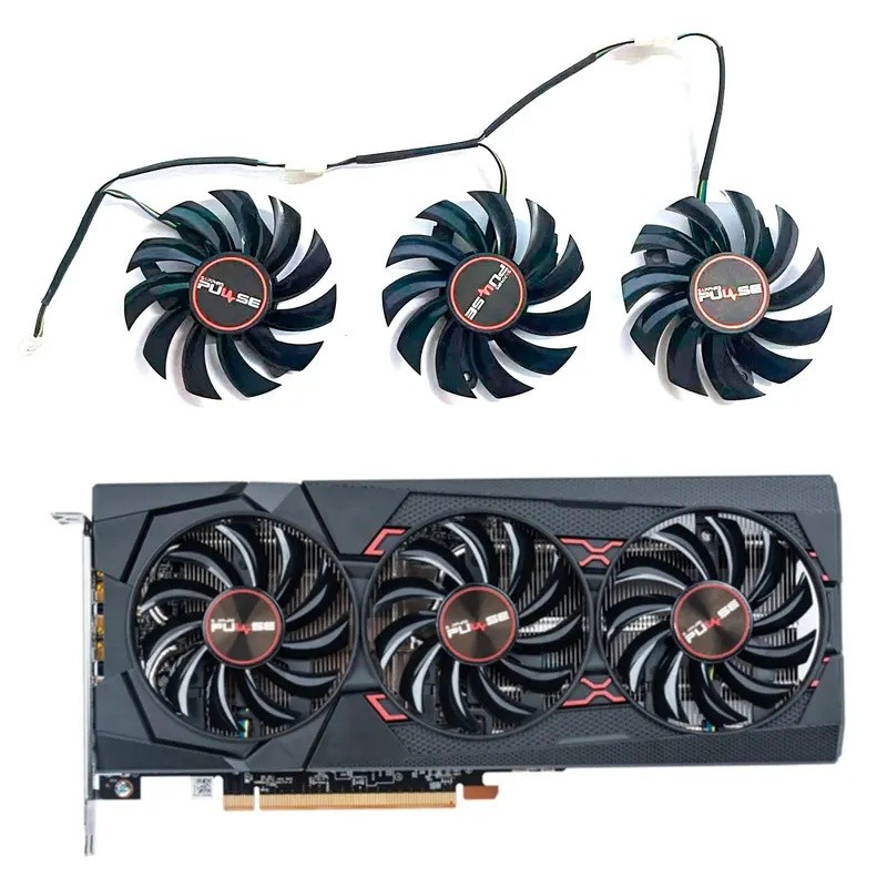 ใหม่ FDC10H12D9-C FDC10H12S9-C 75 มม.4PIN DC 12V 0.35A RX5600XT GPU cooler สําหรับ SAPPHIRE RX 5600 