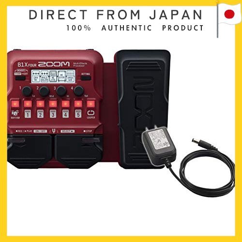 [Authentic / Direct from Japan] ZOOM / B1X FOUR -รวมอะแดปเตอร์ AC ของแท้- เอฟเฟ็กต์มัลติเอฟเฟ็กต์สำห