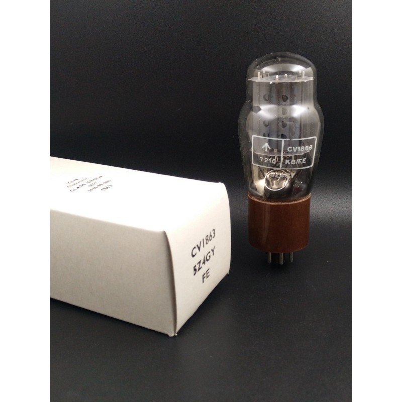 กล่องต้นฉบับใหม่เอี่ยม British Marconi GEC 5Z4G/5Z4P/5U4C Rectifier Tube Gourd แหวนหน้าจอเชื่อม