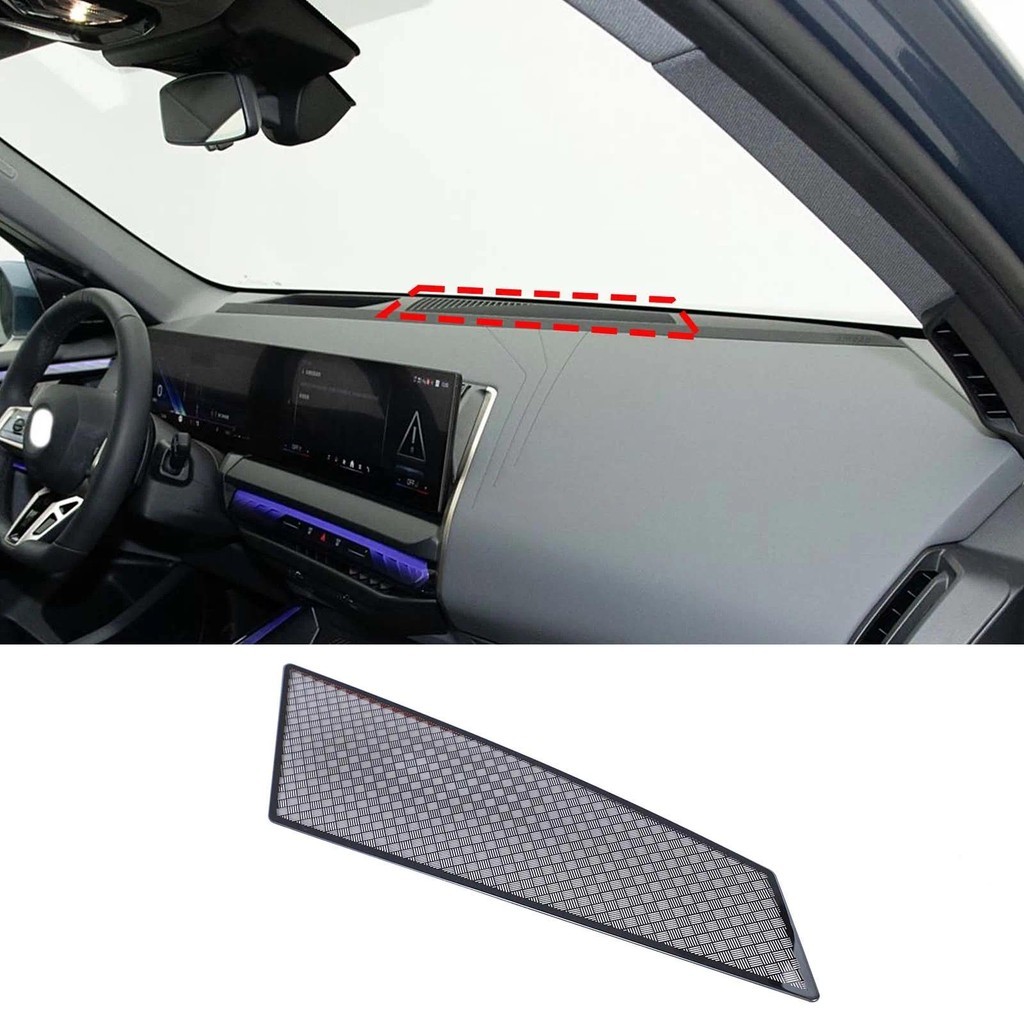 สําหรับ BMW X3 G45 G48 2025 สแตนเลสสีดํารถเครื่องมือแผงลําโพงตกแต่งภายในรถ Accessoriesauto ชิ้นส่วนต